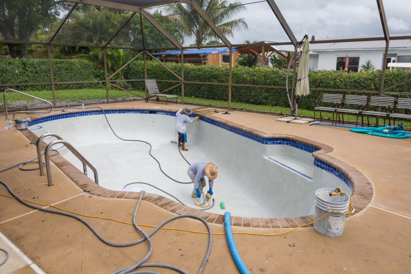 Inside of the Pool - Surface Resurfacing